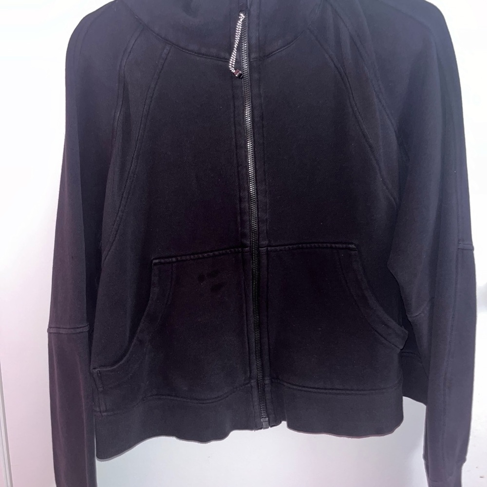 Black Zip-Up Hoodie